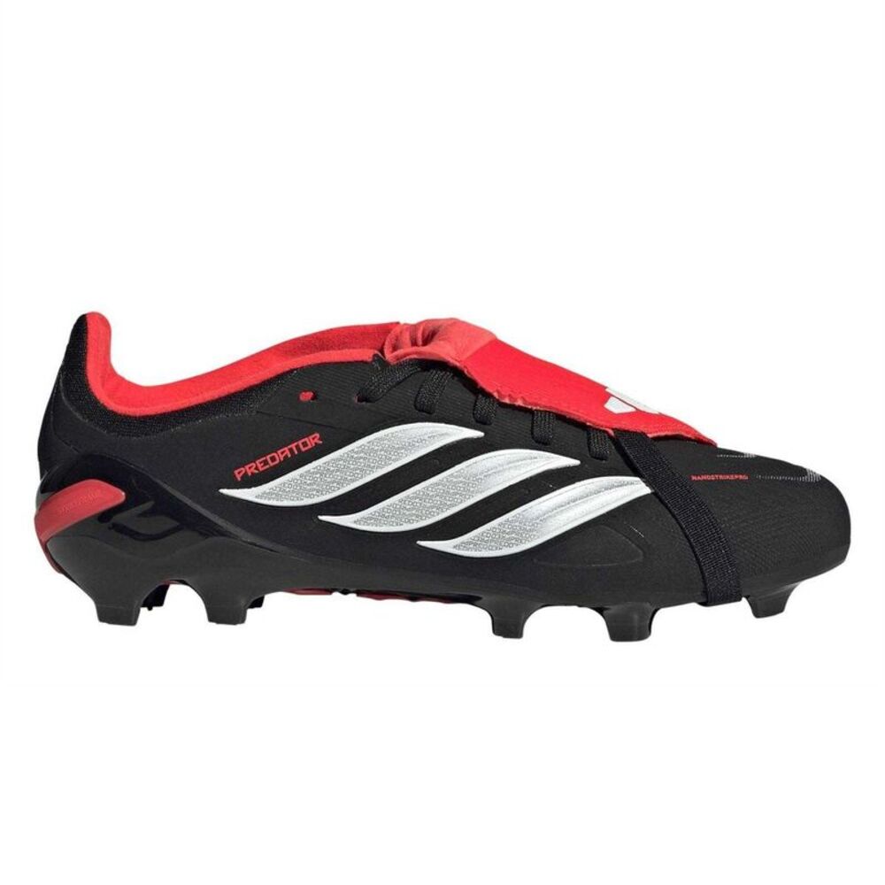 Predator Childrens/Kids Predator Elite Firm Ground Football Boots / Black/Red